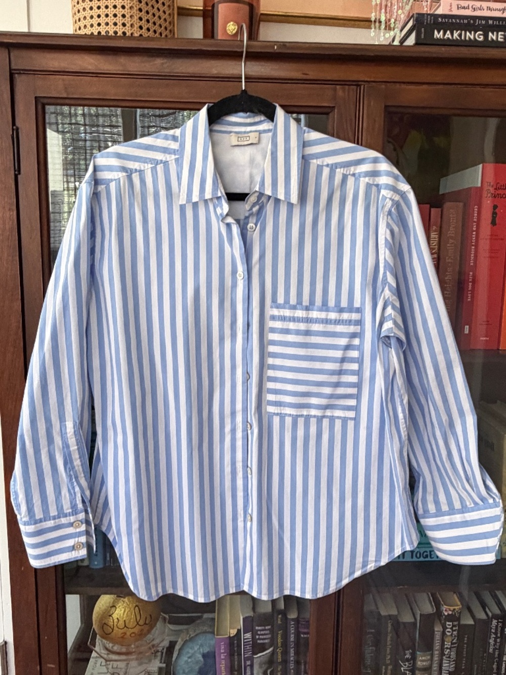 AYR The Deep End Button Down Blue/White Size S